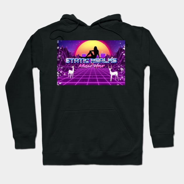 Merry Synthmas Hoodie by Electrish